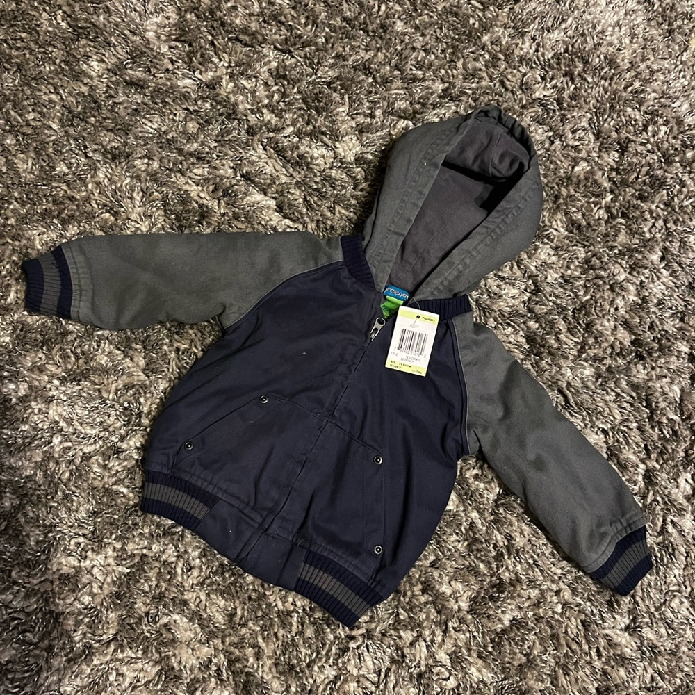 🎉HP🎉 NWT Baby 3-6 Macys Hooded Coat Jacket